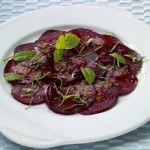 Carpaccio van bietjes