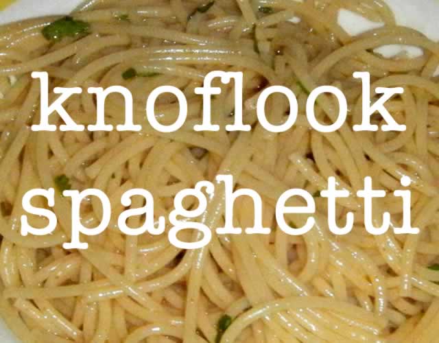 knoflookspaghetti