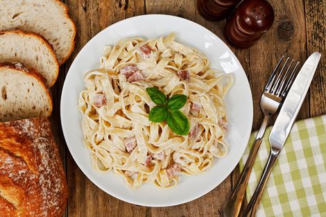 Pasta carbonara gezond recept